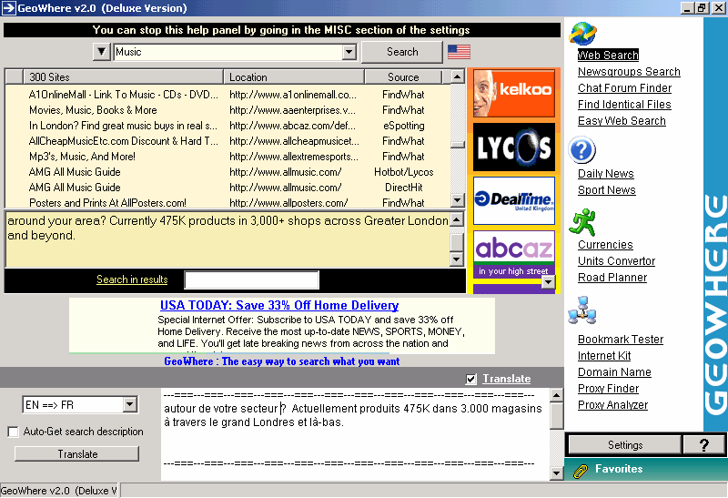 GeoWhere Screenshot